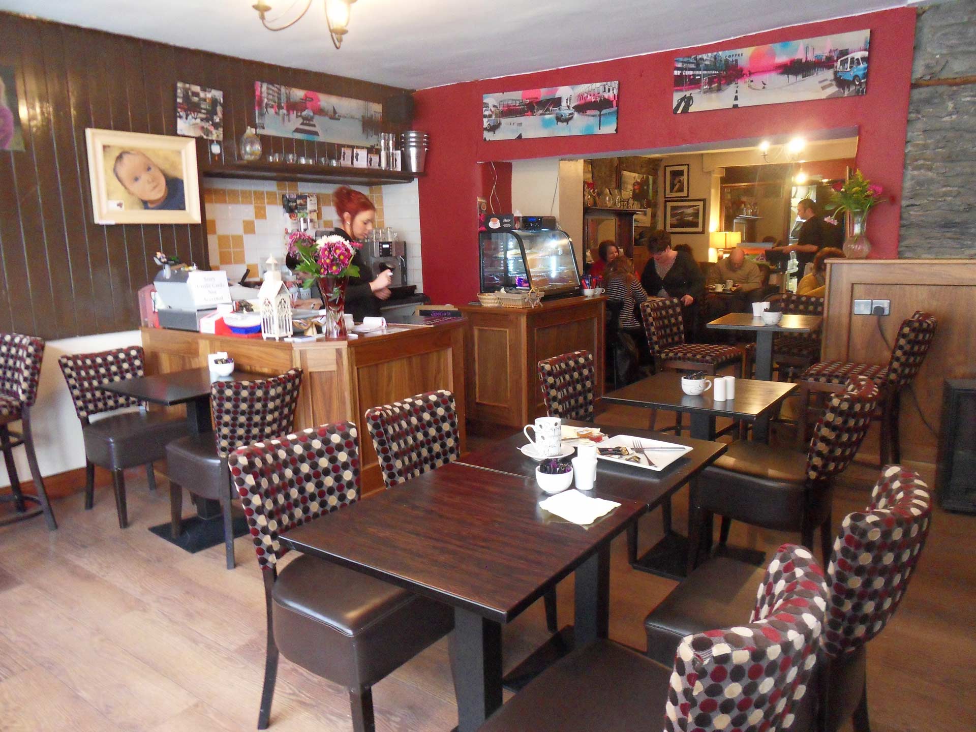 Inside Camo's Restaurant