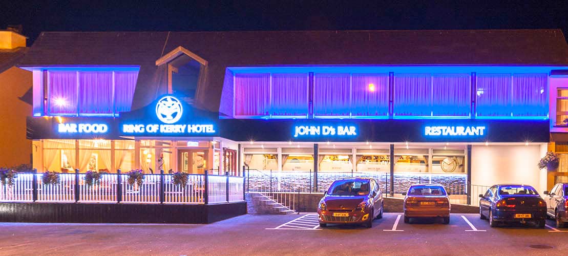 Ring of Kerry Hotel at night